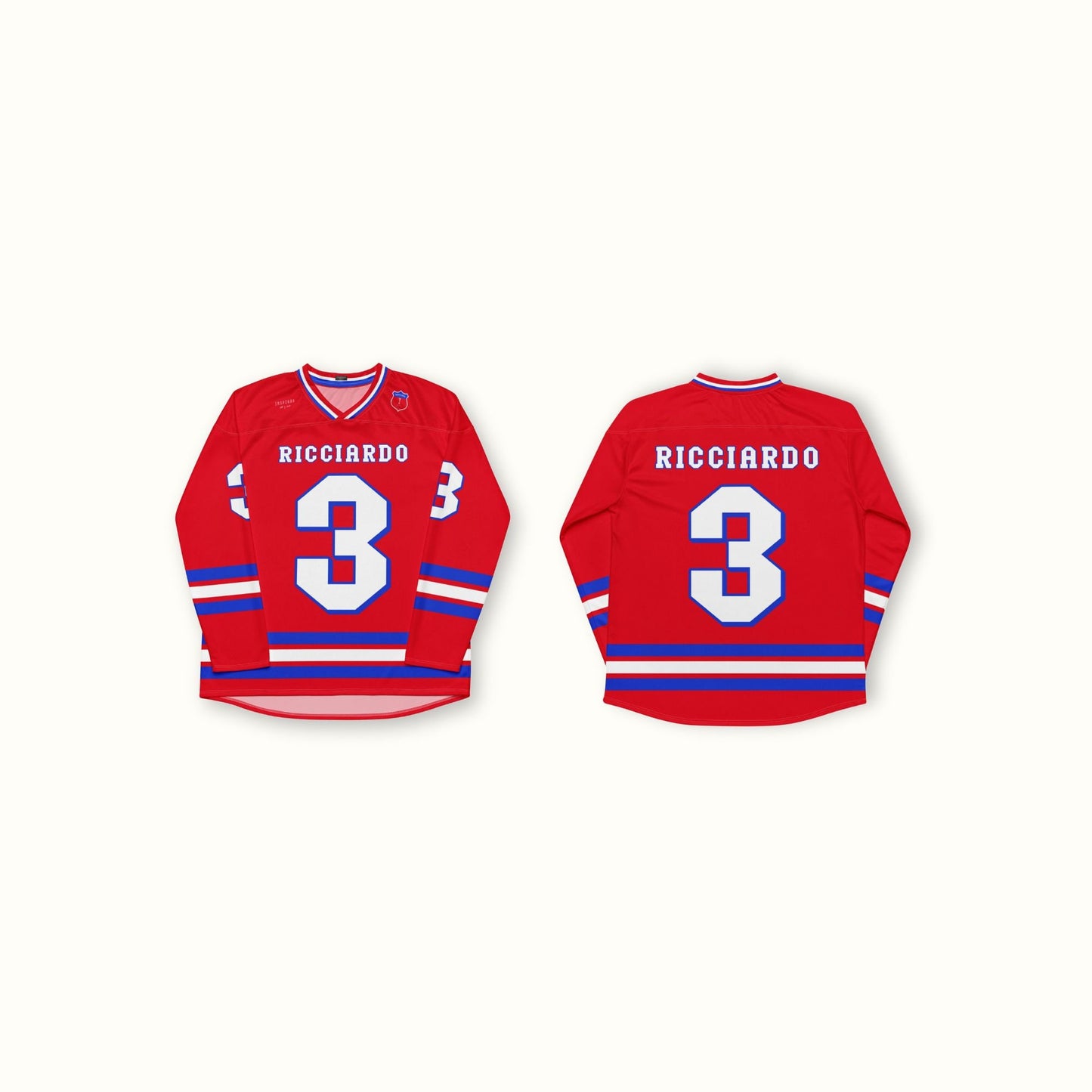 #3 Racing Fan Oversized Unisex Hockey Jersey: Formula Racing Fan Apparel