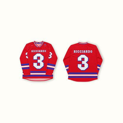 #3 Racing Fan Oversized Unisex Hockey Jersey: Formula Racing Fan Apparel