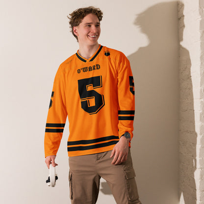 Racing Fan Oversize Unisex Hockey Jersey, Racing #5, Unisex Oversized Fit