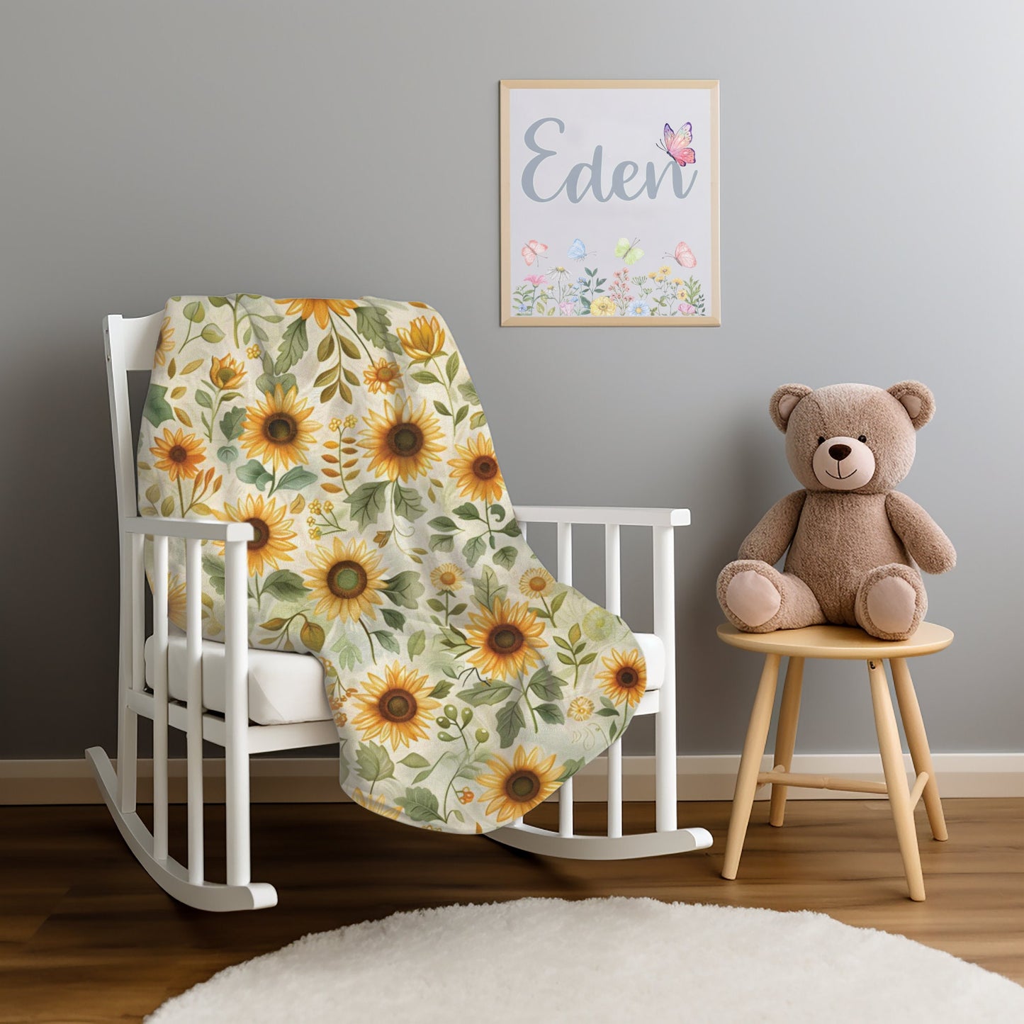 Sunflower Blanket Fall Home Decor Floral Throw Blanket Flower Lovers Gift Ideas for Her Cozy Autumn Fleece Sunflower Decor Christmas Gift