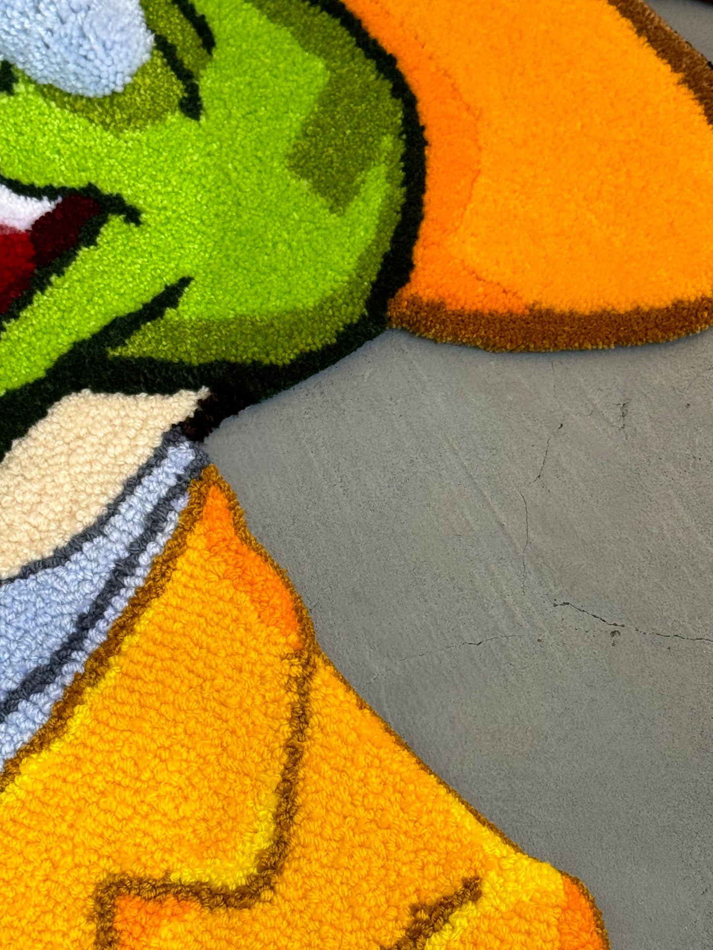 Tufted Movie Character 3D rug, Stylish Rug, Handmade floor art, Suit Tufted Rug