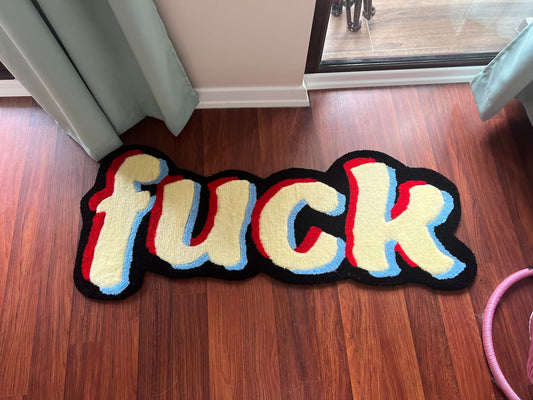 Fuck Tufted Rug | %100 Handmade