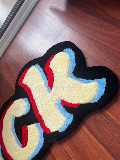 Fuck Tufted Rug | %100 Handmade