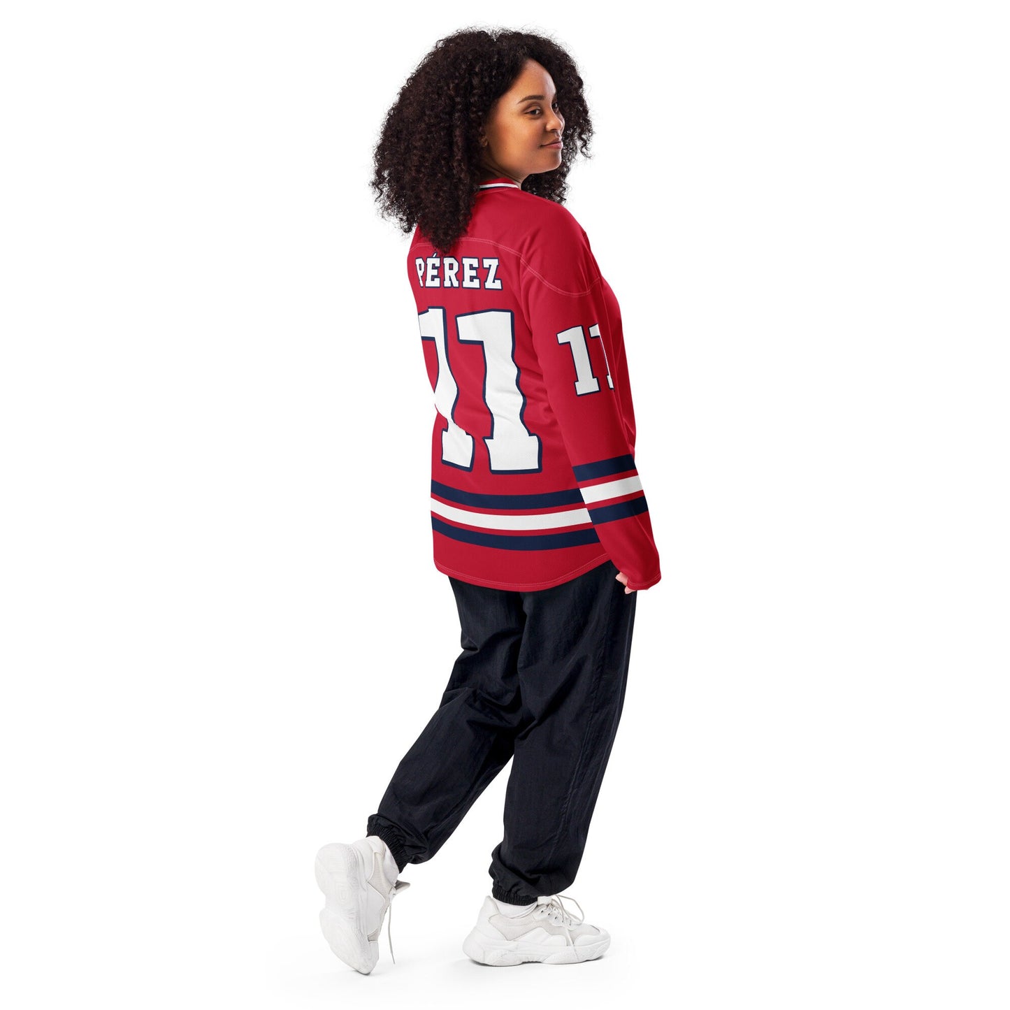Racing Oversize Unisex Hockey Jersey – Oversized Streetwear Sweatshirt for Unisex Comfort and Racing Look