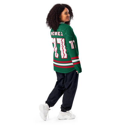Formula Racing Streetwear Unisex Hockey Jersey, Mexico Grand Prix Fan Apparel