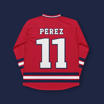 Racing Oversize Unisex Hockey Jersey – Oversized Streetwear Sweatshirt for Unisex Comfort and Racing Look