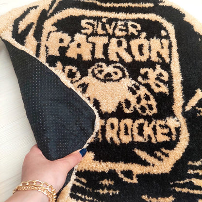 Alcohol Rug, Tufted Rug, Handmade Rug, Drink Rug, Vodka Rug, Wine Rug, Area Rug, Living Room Rug, Beer Rug,Whiskey Rug, Bar Decor,Home Decor