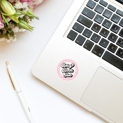 Spicy Book Club Circle Book Sticker | Romance Tropes | Bookish stickers | kindle stickers | laptop | spicy romance |