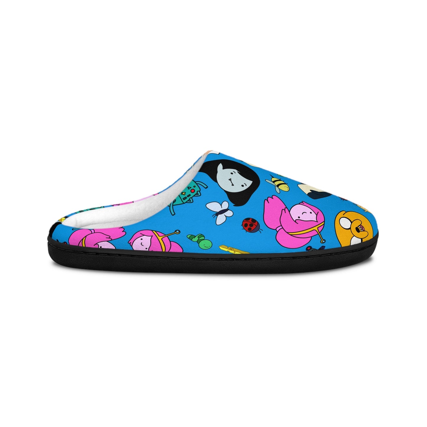 Adventure Time Slippers | Finn The Human Jake The Dog BMO Marceline Princess Bubblegum Indoor Slippers For Her For Him Cartoon Character