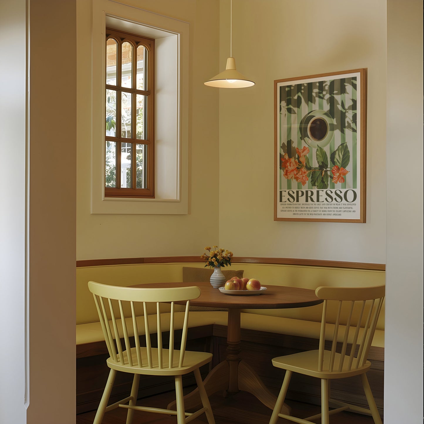 Espresso Coffee Print, Retro Vintage Kitchen Poster, Italian Coffee Art, Aesthetic Coffee Poster, Coffee Cup On Table, Cafe Art, 70s 80s 90s