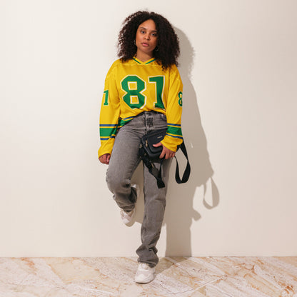 #81 Racing Fan Oversized Unisex Hockey Jersey: Unisex Jersey for Racing Enthusiasts