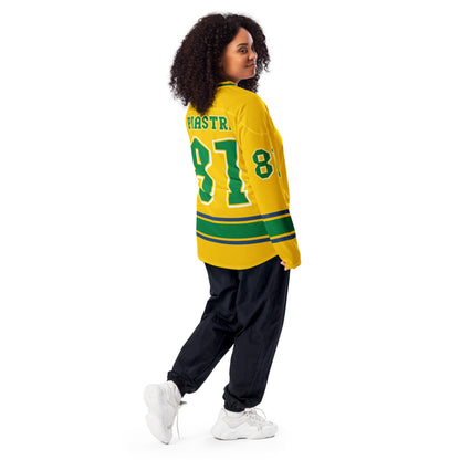 #81 Racing Fan Oversized Unisex Hockey Jersey: Unisex Jersey for Racing Enthusiasts