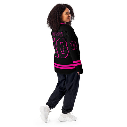Racing Style Unisex Hockey Jersey – Streetwear Oversized Sports Top for Men & Women