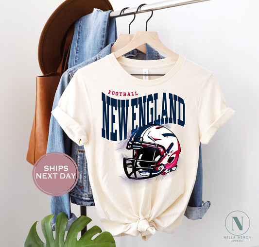 New England Football Shirt, Vintage New England Football Shirt, Retro New England Football Women Shirt, New England Boston Football Shirt