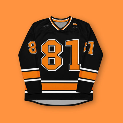 #81 McLaren Inspired Oversized Unisex Hockey Jersey, Formula Racing Fan Apparel