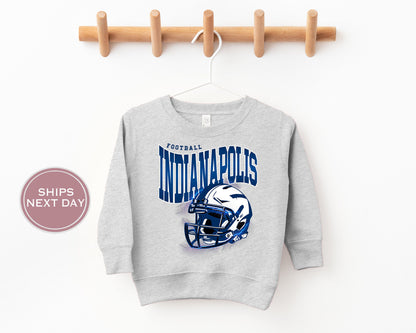 Indianapolis Football Sweatshirt, Vintage Indianapolis Crewneck, Retro Indianapolis Sweatshirt, Indianapolis Varsity Sweatshirt, Football