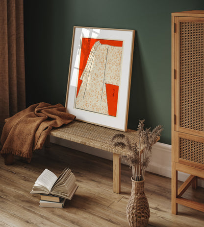 Japanese vintage woodblock print, Japanese Vintage Art, Vintage Japanese Magazine Print, Japanese Art Poster, Famous Artist Print, Gift Idea