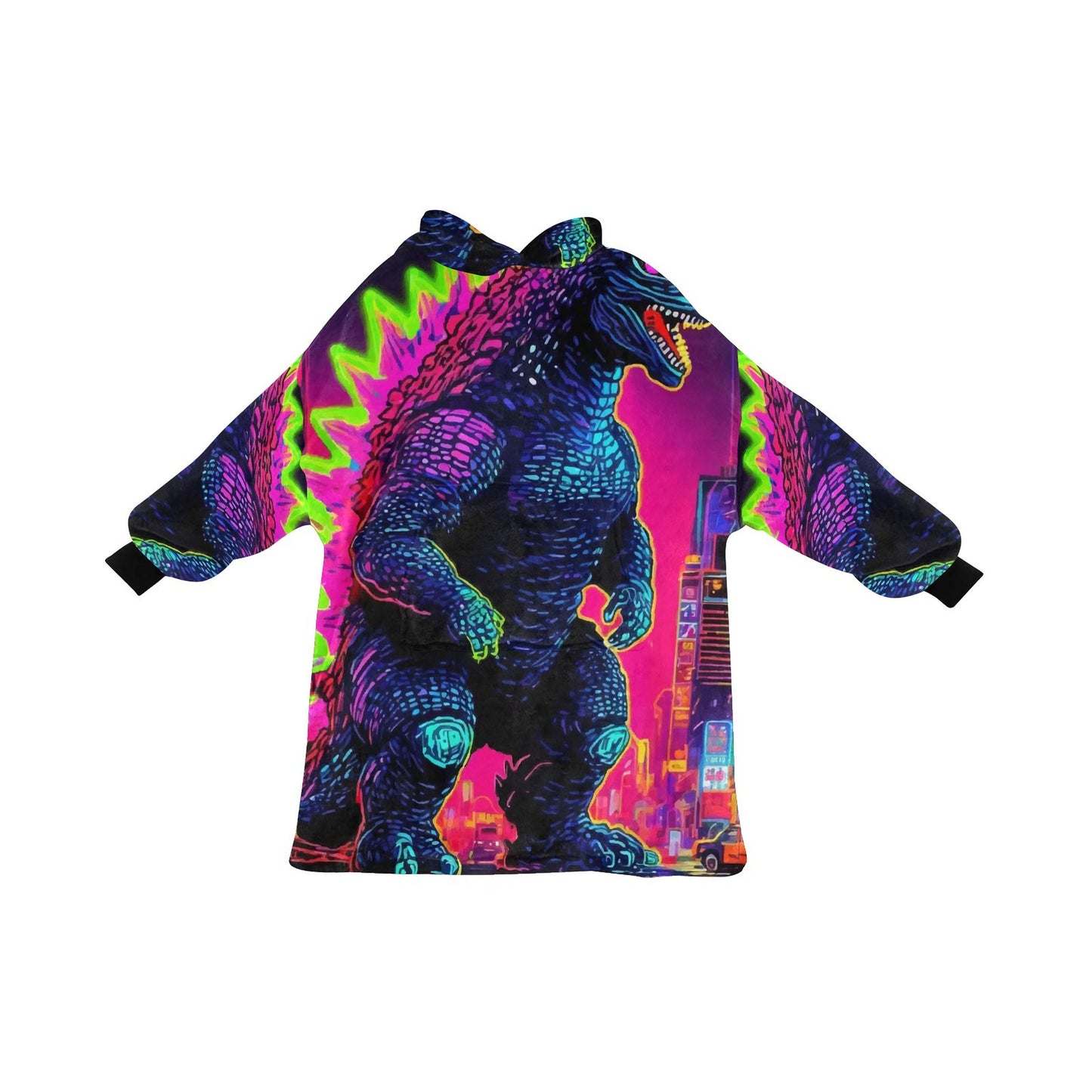 Kids Blanket Hoodie Godzilla Gojira Kaiju