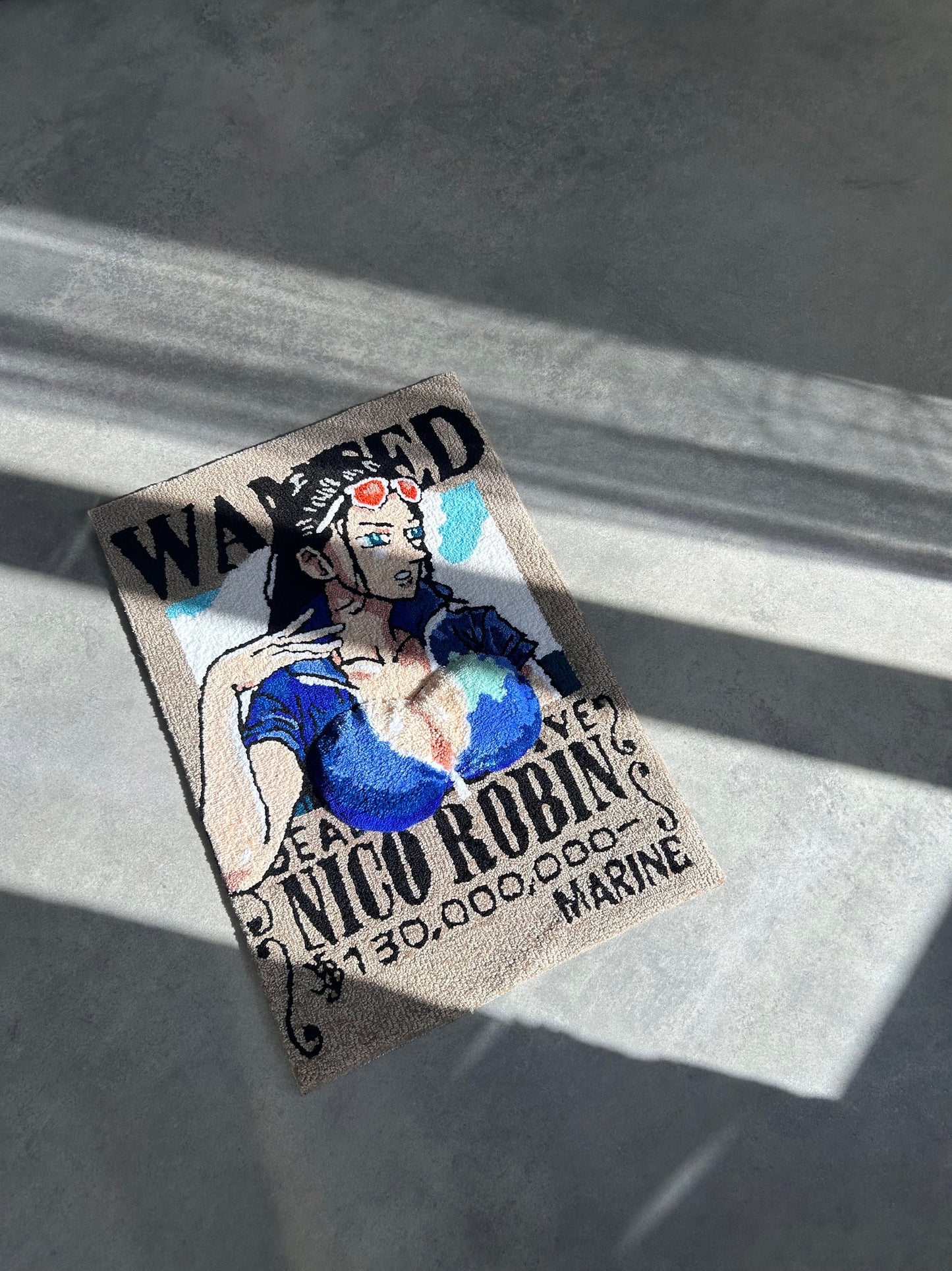 Anime Wanted list with pirate girl handmade custom 3D