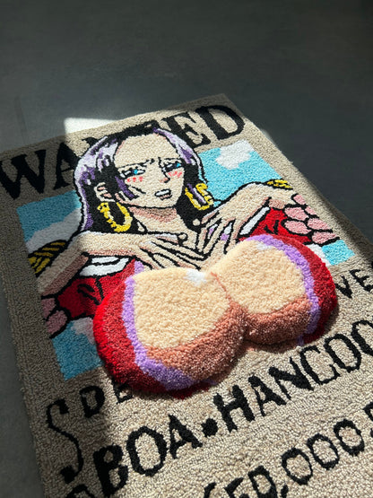 Anime Wanted list with pirate girl handmade custom 3D