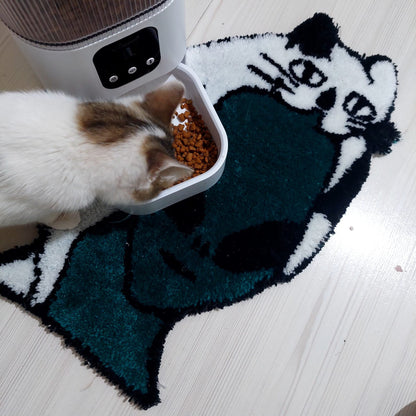 Cat Rug, Tufted Rug, Alien Rug, Handmade Rug, Animal Rug,Home Decor,Area Rug,Living Room Rug,Housewarming Gift,Cute Rug,Anti-slip,Custom Rug