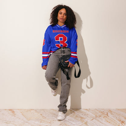 Speedway Racing Unisex Hockey Jersey : Unisex Racing Number 3