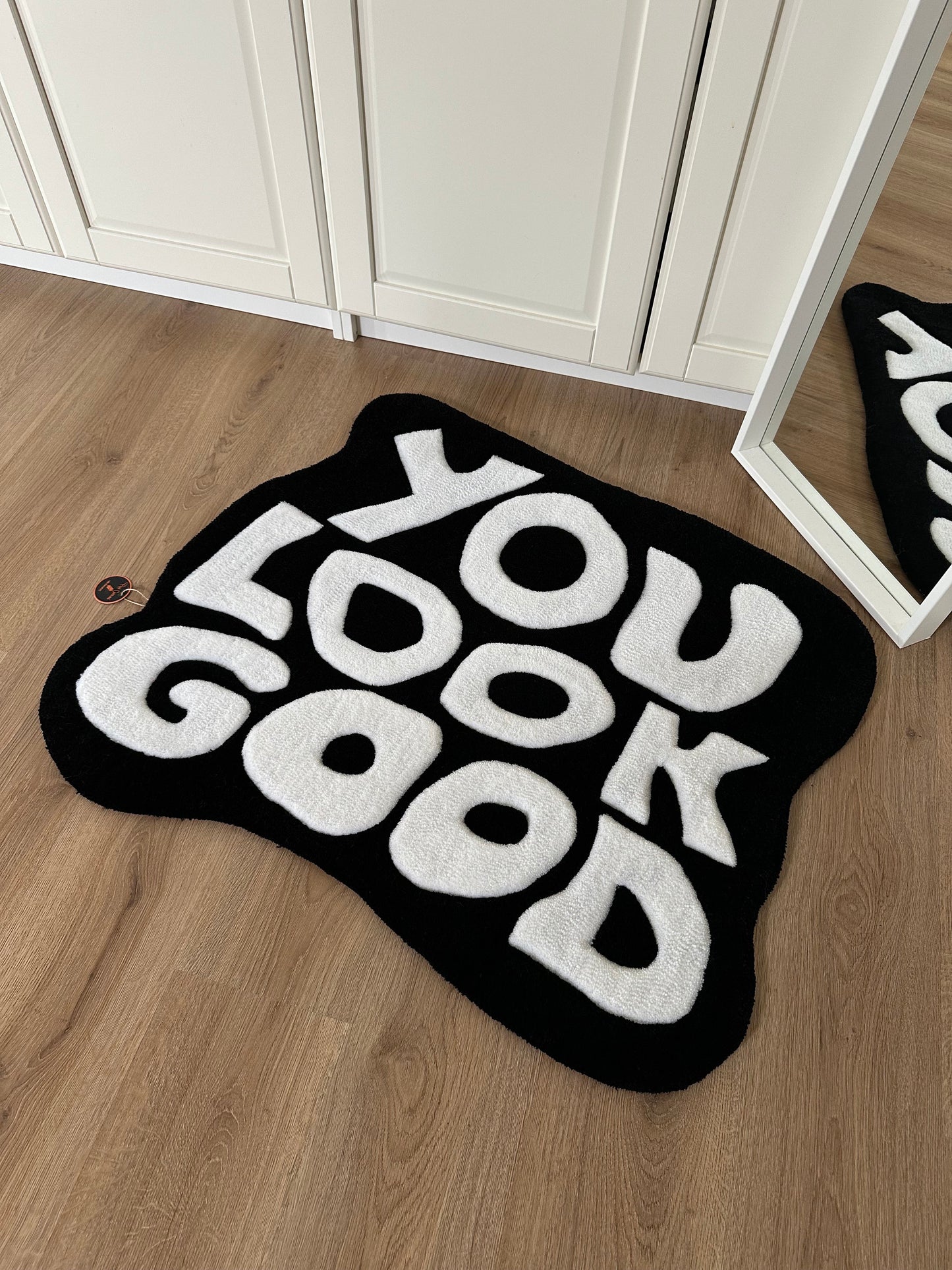 Handmade Tufted Rug: Custom Writing, Personalized Rug