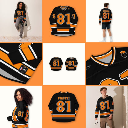 #81 McLaren Inspired Oversized Unisex Hockey Jersey, Formula Racing Fan Apparel