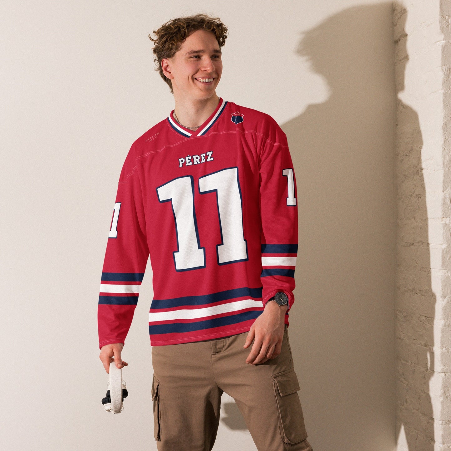 Racing Oversize Unisex Hockey Jersey – Oversized Streetwear Sweatshirt for Unisex Comfort and Racing Look