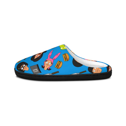 Bob's Burgers Slippers | Bob Linda Gene Louise Tina Belcher Indoor Slippers Gift For Him For Her Cartoon Comfy Soft Shoes