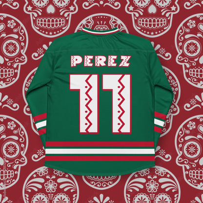 Formula Racing Streetwear Unisex Hockey Jersey, Mexico Grand Prix Fan Apparel