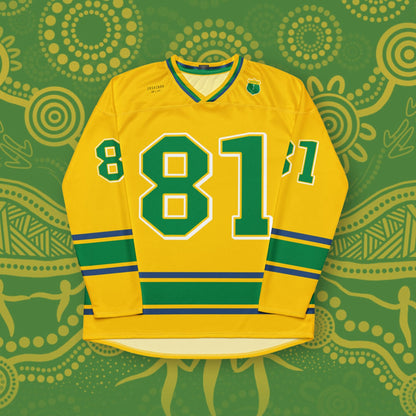 #81 Racing Fan Oversized Unisex Hockey Jersey: Unisex Jersey for Racing Enthusiasts
