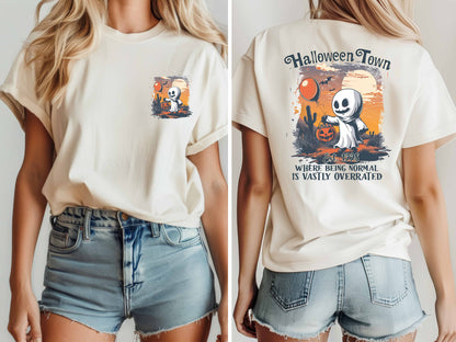 Halloweentown Sweatshirt, Halloween Town  Sweatshirt, Fall Sweatshirt, Pumpkin Shirt, Womens Halloween Sweatshirt, Halloween Gift