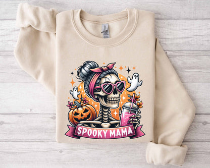 Spooky Mama Sweatshirt, Halloween Shirt, Spooky Shirt For Mom, Halloween Tee for Mom, Halloween Mama Sweater