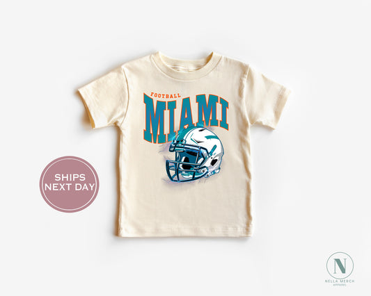 Retro Miami Football Shirt, Vintage Miami Football Shirt, Miami Football Women Shirt, Miami Football Toddler Shirt
