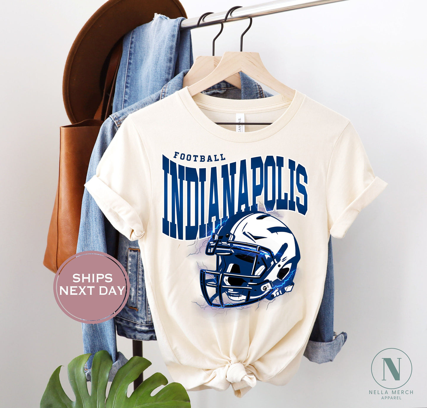 Retro Indianapolis Football Shirt, Vintage Indianapolis Football Shirt, Indianapolis Football Women Shirt, Varsity Indianapolis Football