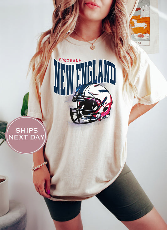 Retro New England Football Shirt, Vintage New England Football Shirt, New England Football, Trendy New England Football Shirt, Game Shirt
