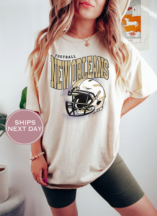 Retro New Orleans Football Shirt, Vintage New Orleans Football Shirt, New Orleans Football, Trendy New Orleans Football Shirt, Game Shirt