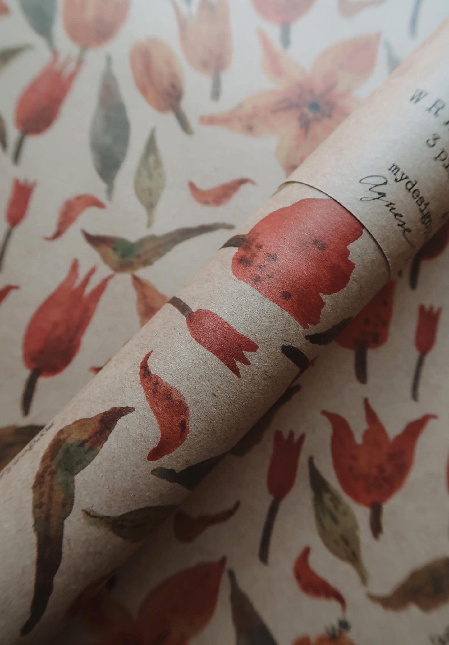 Tulips wrapping paper, Gift Wrap, gift wrapping paper, Gift Warp, Wrapping paper, gift paper, floral wrapping paper, recycled