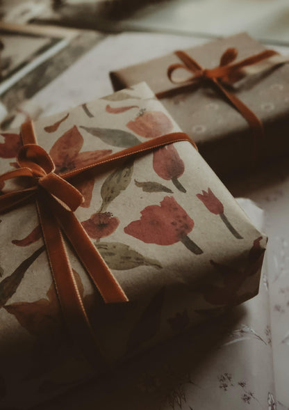 Tulips wrapping paper, Gift Wrap, gift wrapping paper, Gift Warp, Wrapping paper, gift paper, floral wrapping paper, recycled