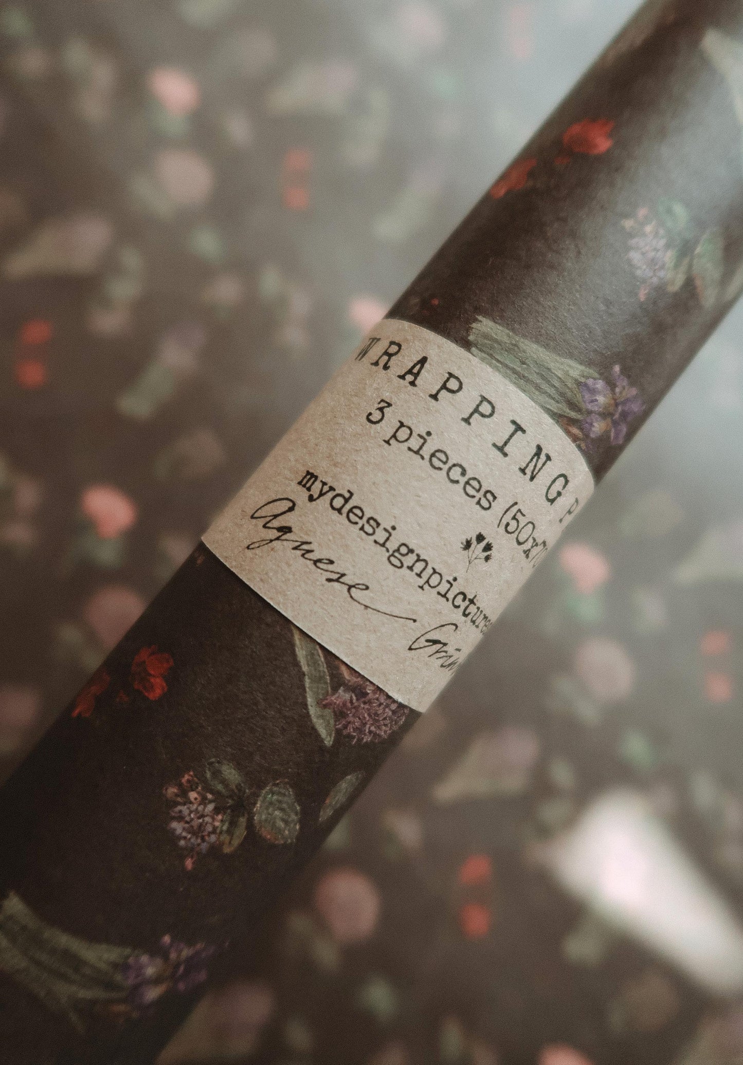 Garden flowers wrapping paper, Gift Wrap, gift wrapping paper, Gift Warp, Wrapping paper, gift paper, floral wrapping paper, recycled