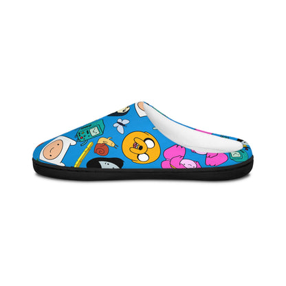 Adventure Time Slippers | Finn The Human Jake The Dog BMO Marceline Princess Bubblegum Indoor Slippers For Her For Him Cartoon Character
