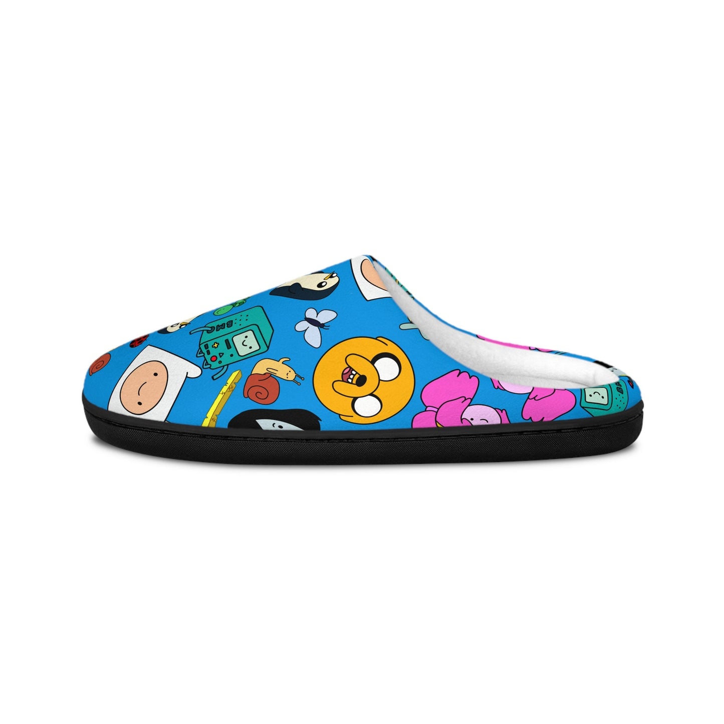 Adventure Time Slippers | Finn The Human Jake The Dog BMO Marceline Princess Bubblegum Indoor Slippers For Her For Him Cartoon Character