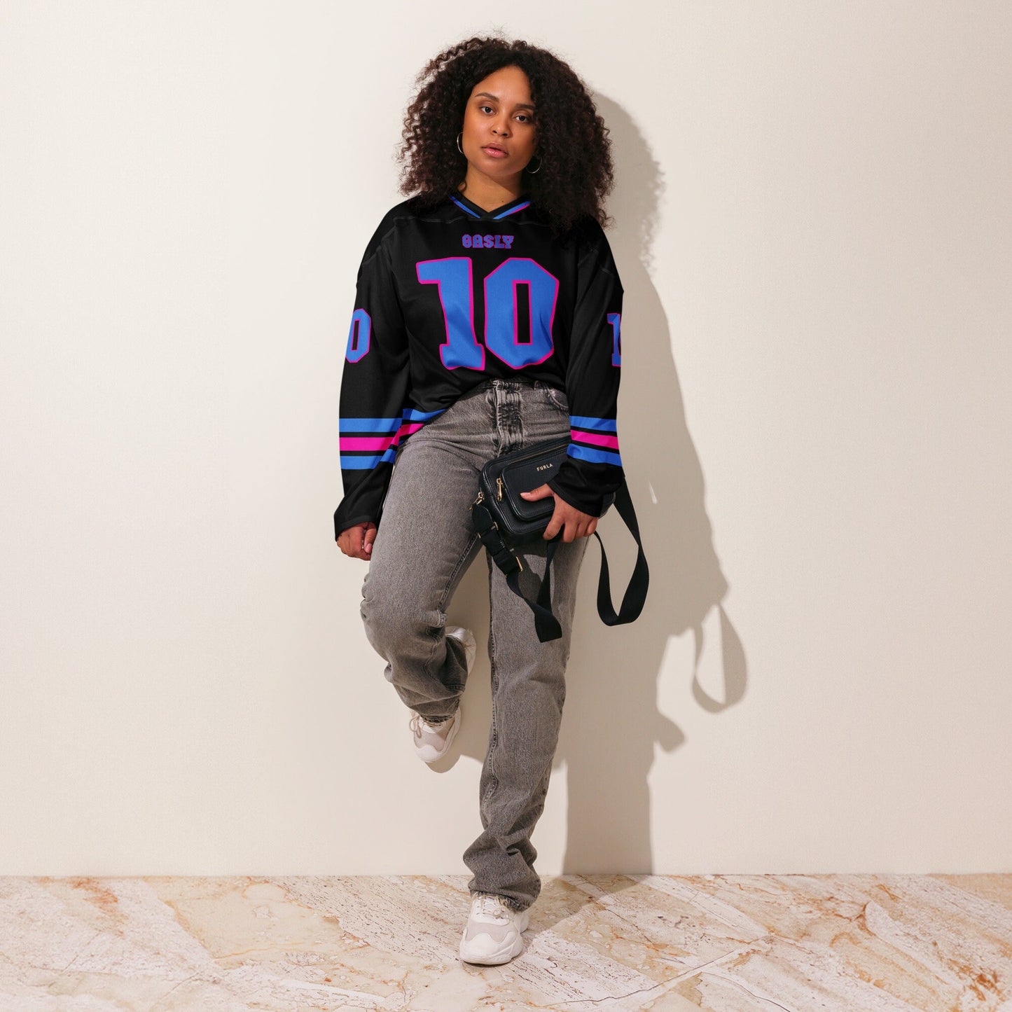 Racing Fan Oversized Alpine F1 Unisex  Hockey Jersey: Unisex Oversized Jersey for Casual and Fan Wear