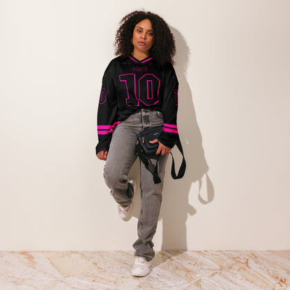 Racing Style Unisex Hockey Jersey – Streetwear Oversized Sports Top for Men & Women
