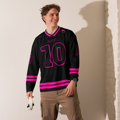 Racing Style Unisex Hockey Jersey – Streetwear Oversized Sports Top for Men & Women