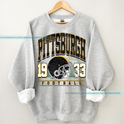 Pittsburgh Football Sweatshirt, Retro Sports Fan Shirt, Game Day Gift Tee, Pittsburgh Mascot Sweatshirt, Pittsburgh Football Fan Shirt