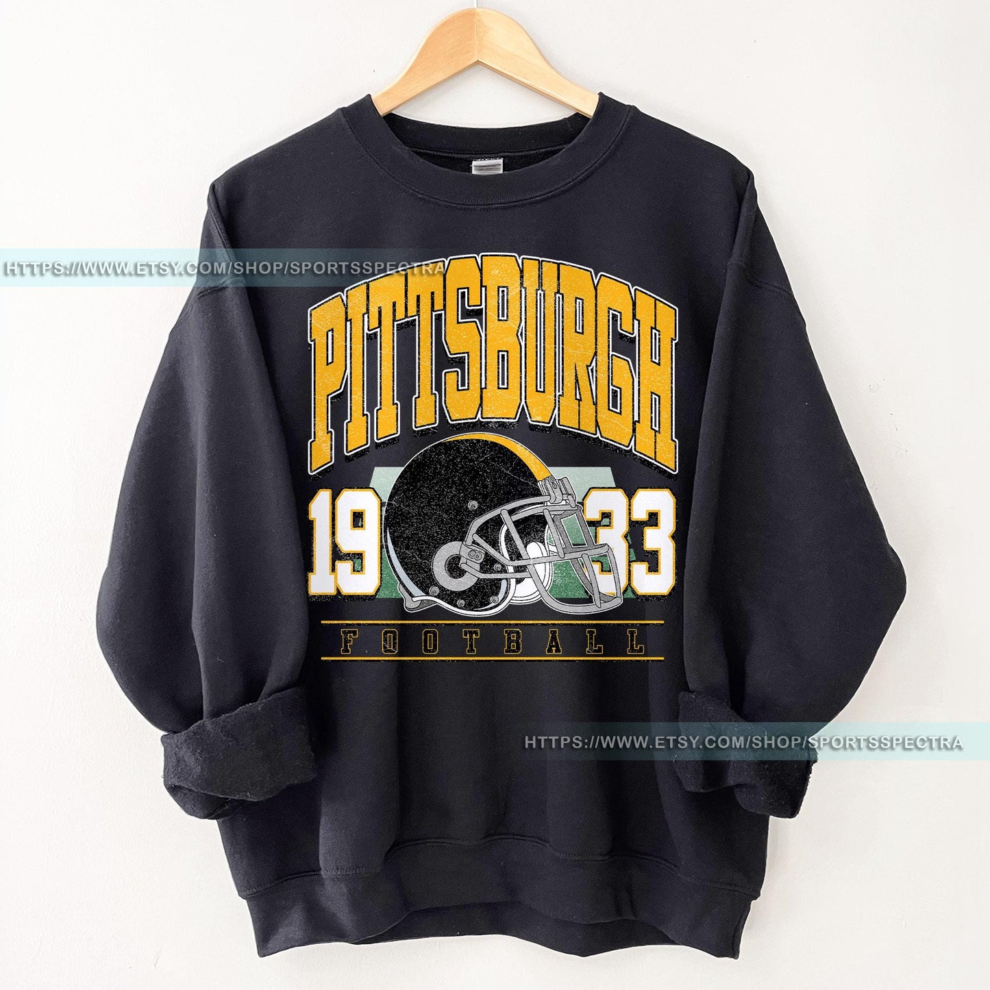 Pittsburgh Football Sweatshirt, Retro Sports Fan Shirt, Game Day Gift Tee, Pittsburgh Mascot Sweatshirt, Pittsburgh Football Fan Shirt