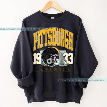 Pittsburgh Football Sweatshirt, Retro Sports Fan Shirt, Game Day Gift Tee, Pittsburgh Mascot Sweatshirt, Pittsburgh Football Fan Shirt
