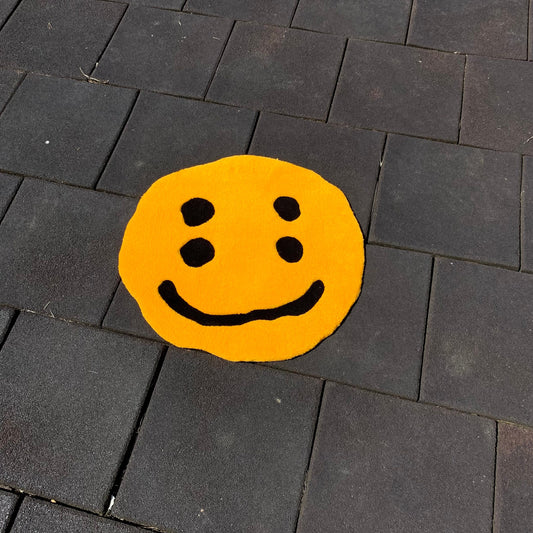 Custom Smiley Tufted Fluffy Rug, Carpets Personalized Size For Livingroom Best Gift